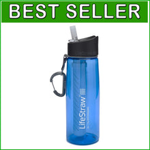 Load image into Gallery viewer, Ultimate Water Filter Bottle for Safe Hydration - 22oz for Hiking &amp; Travel