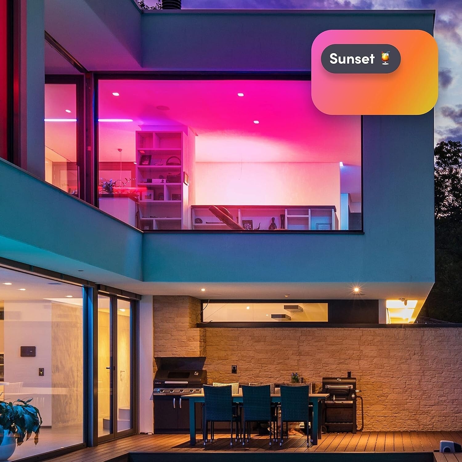 Weatherproof Smart BR30 LED Light Bulbs, 1100 Lumens, Dimmable, Indoor/Outdoor