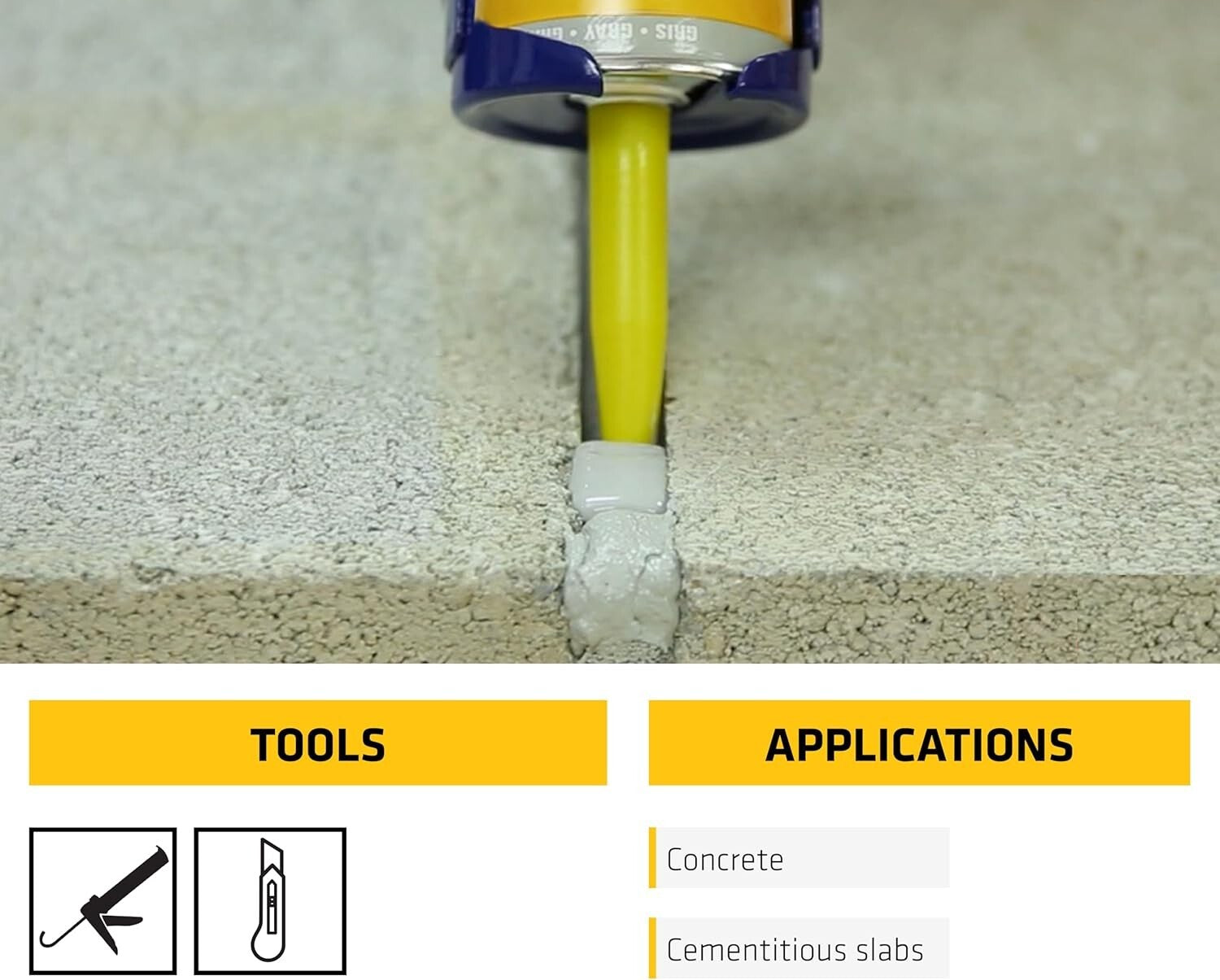 12 Pack of 10.1 Oz Self-Leveling Polyurethane Sealant - Waterproof & Durable