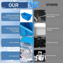 Load image into Gallery viewer, Extra Large Silicone Ice Cube Molds 4-Pack - 8LB for Cold Plunge Bliss