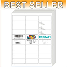 Load image into Gallery viewer, Bulk Matte Address Labels: 15000 Sheets for Efficient Labeling – Laser &amp; Ink Jet