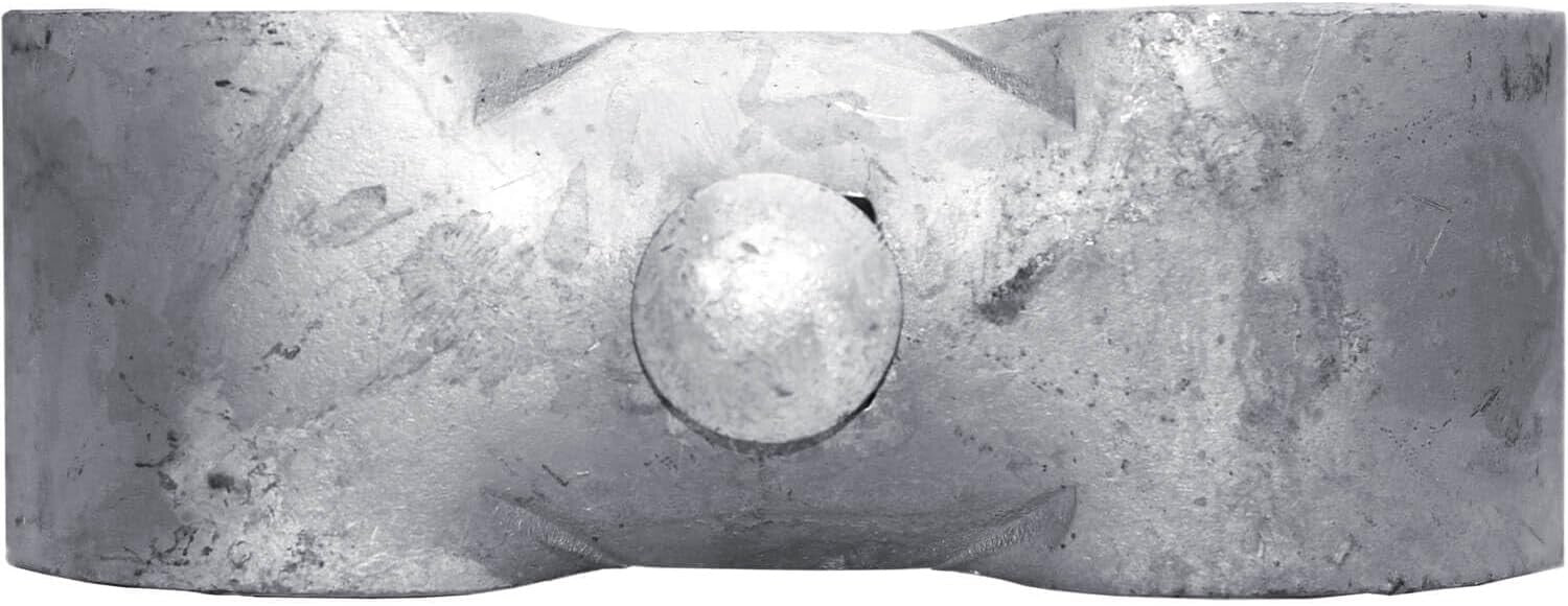 8 Classic Chain Link Fence Panel Clamps for 1-5/8" Pipe Frames - Galvanized