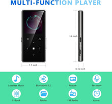 Load image into Gallery viewer, Portable 128GB MP3 Player with Bluetooth 5.2 &amp; Built-in HD Speaker – Great Gift!