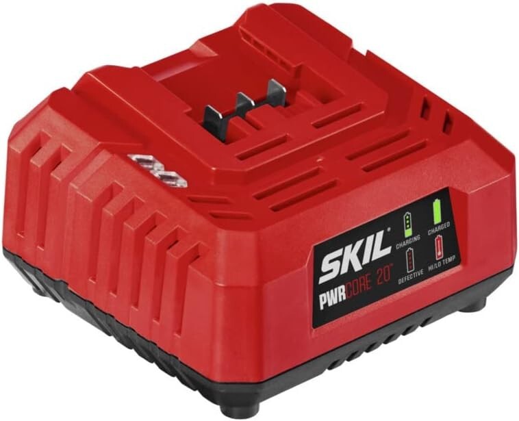 Rechargeable 20V Battery Starter Kit with LED Charge Indicator - 4.0Ah