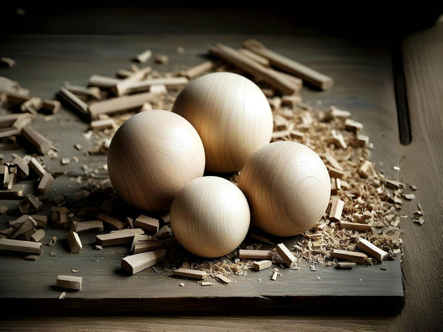 7-Inch Unfinished Wooden Balls - Versatile Crafting Supplies for All Ages