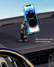 Load image into Gallery viewer, One-Hand Locking Phone Mount Holder with Vibration Absorption - 5.4-7.2'' Phones