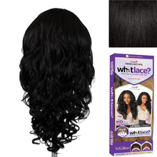 Load image into Gallery viewer, What Lace 13X6 Glueless Synthetic Wig with Pre-Plucked Hairline in Off Black 1B