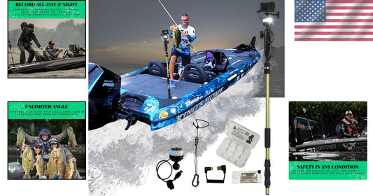 Veteran-Owned LED Boat Navigation Lights Superbundle for GoPro & Action Cameras