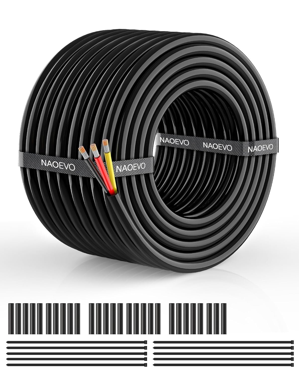 Flexible 16 AWG Stranded PVC Wire - Tinned Copper for Automotive & Marine Use