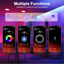 Load image into Gallery viewer, 50FT Waterproof RGB Neon LED Rope Lights with Remote &amp; App Control for Home D...