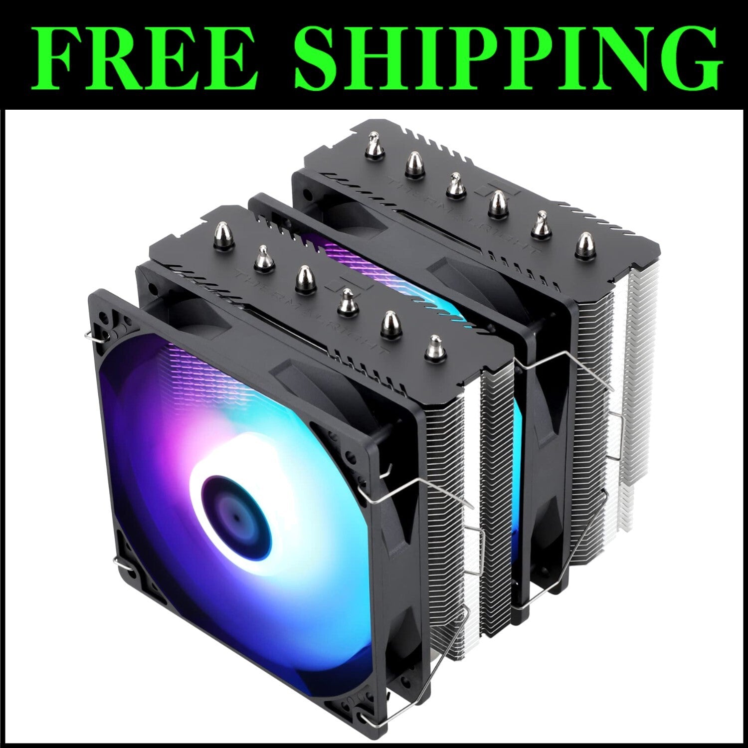 Efficient 6 Heat Pipe ARGB Air Cooler for AMD & Intel - Peerless Assassin 120 SE