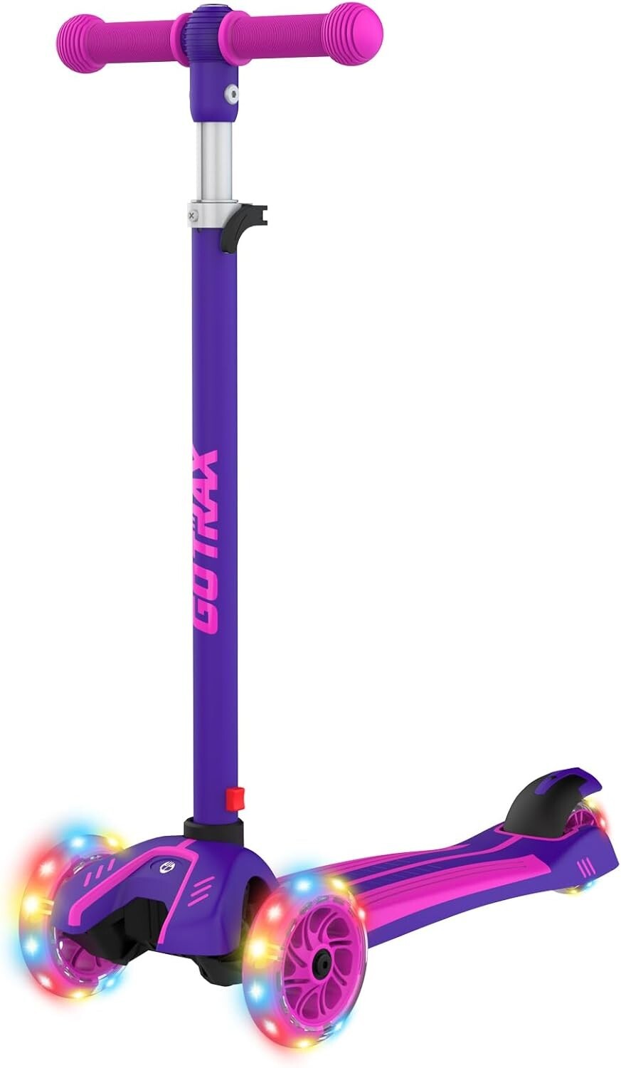 Exciting LED Lighted Kids Kick Scooter - Ideal for Ages 2-8 and Up to 100 lbs