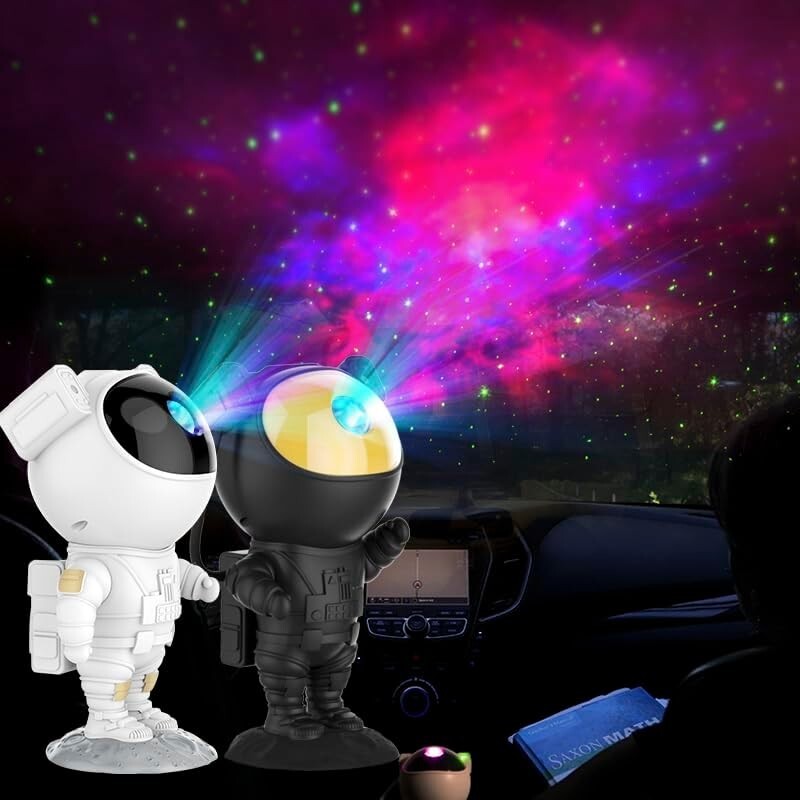 Astronaut Galaxy Projector - Unique Night Light with Adjustable Features & Timer