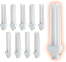 Load image into Gallery viewer, High Output 18W 5000K CFL Light Bulbs 4 Pin G24Q-2 Plug-in - 12,000 Hour Life
