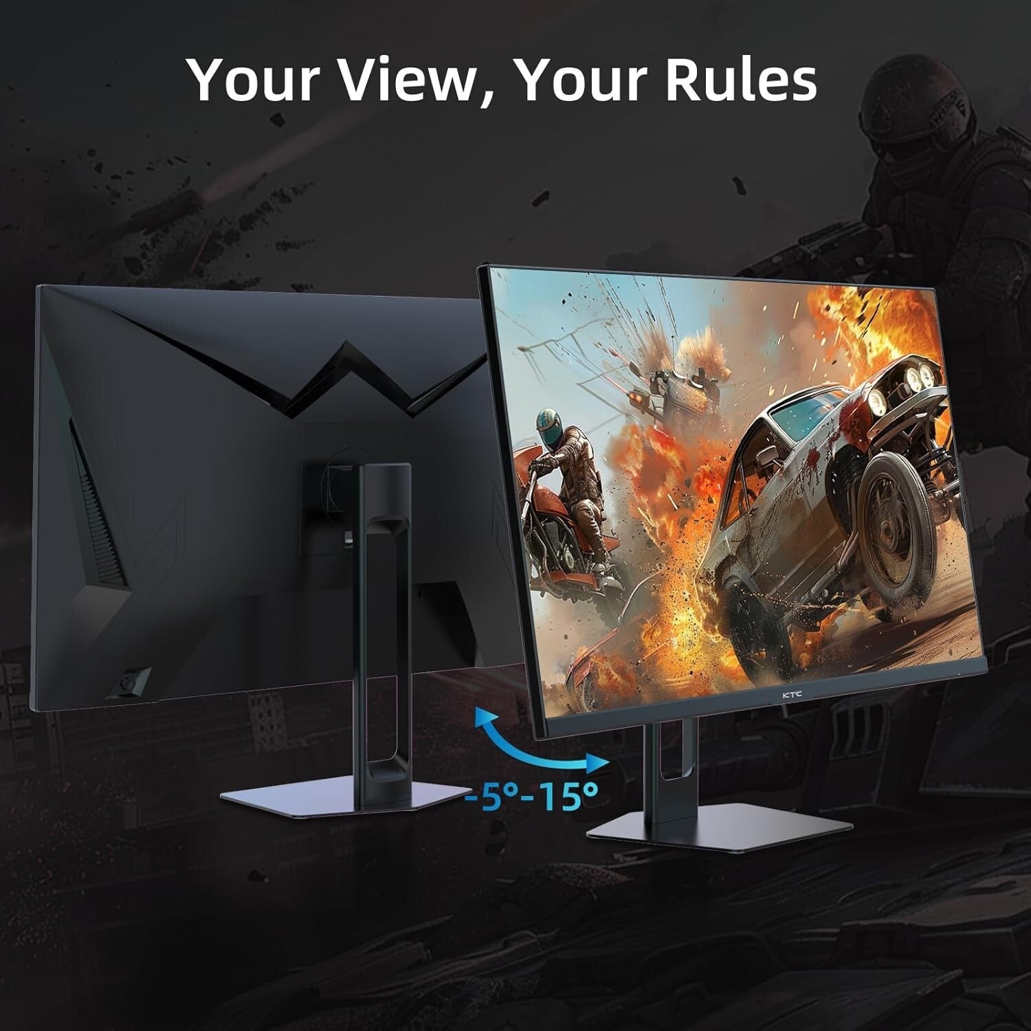Seamless Gaming with 27" 180Hz QHD Monitor, 1ms, Multiple Connectivity Options