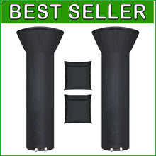 Load image into Gallery viewer, Wind and Sun Resistant Patio Heater Covers, 89'' High with Easy Zipper Access