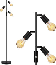 Load image into Gallery viewer, Versatile Industrial Floor Lamp - 3 Light Adjustable Design for Stylish Spaces