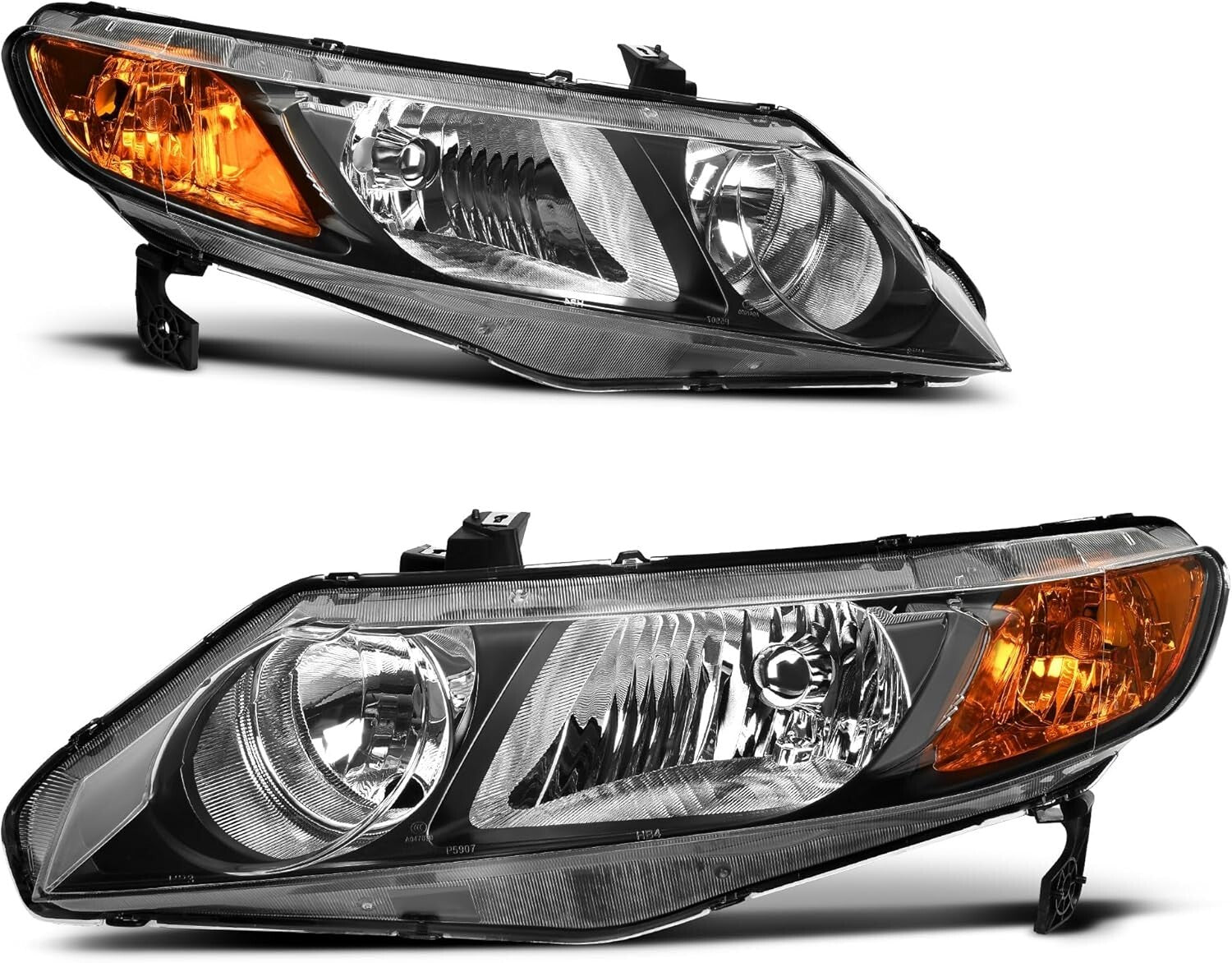 DOT Certified Clear Lens Headlight for 2006-2011 Honda Civic - Easy Installation