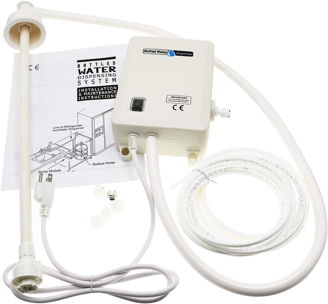 Electric 5-Gallon Water Pump System - Quiet Wall-Mounted Dispensing Solution