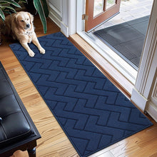 Load image into Gallery viewer, Geometric Patterned 2x6 ft Low Profile Doormat - Water Resistant &amp; Absorbent