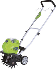 Load image into Gallery viewer, Powerful 40V Electric Tiller with Adjustable Width - Eco-Friendly Gardening Tool