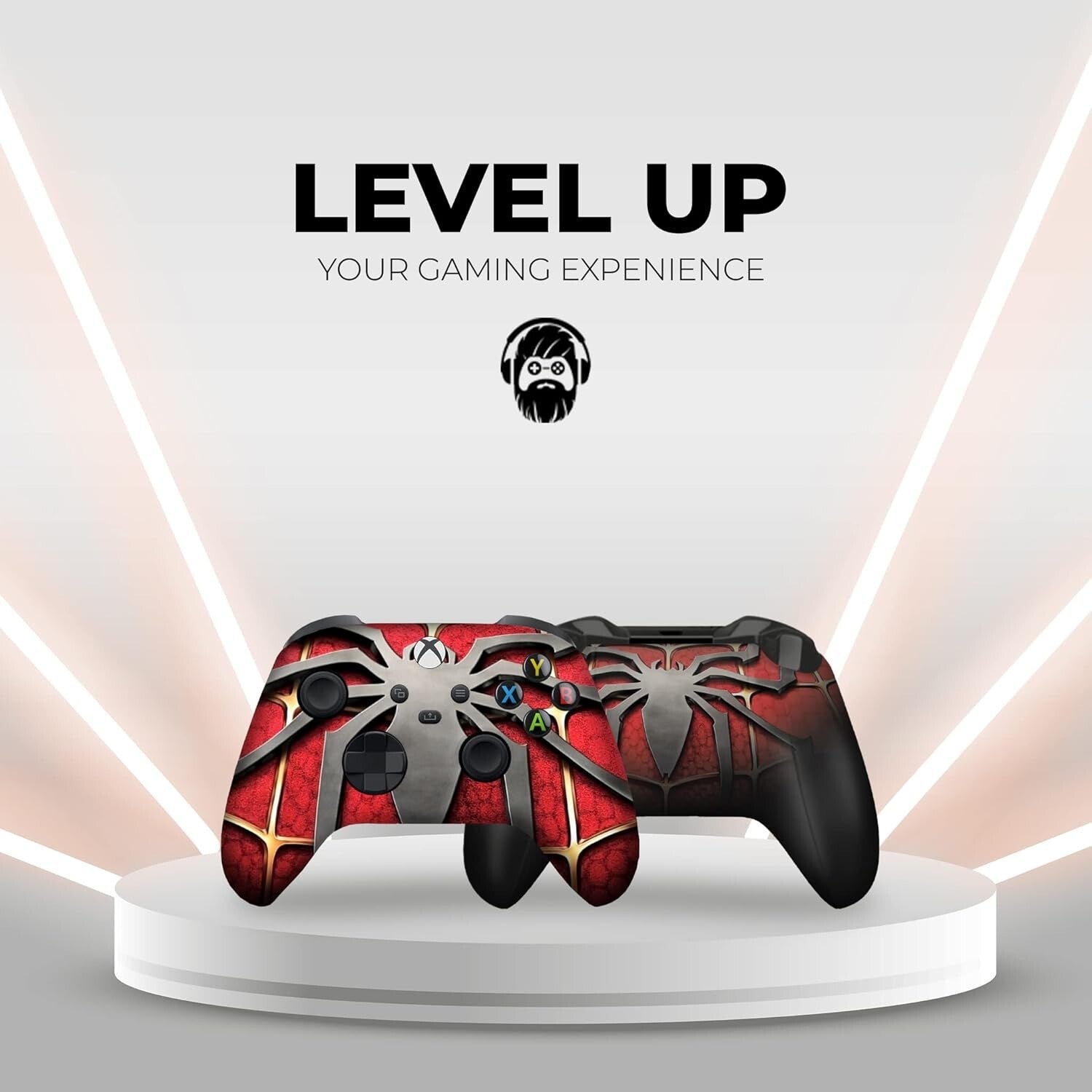 Personalized Spider-Man Red Wireless Xbox Series X Controller - Hydro-Dip Art