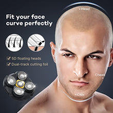 Load image into Gallery viewer, Lightweight Portable 4-Pack Stainless Steel Shaver Heads for Effortless Grooming