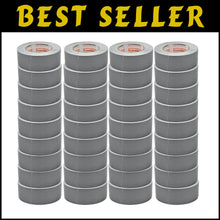 Load image into Gallery viewer, Versatile 36 Rolls of Silver Duct Tape 1.88" x 35 Yards - Waterproof &amp; Tearable