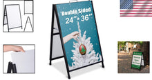 Load image into Gallery viewer, Attractive Heavy-Duty Portable Sidewalk Sign - 24"x36" for Restaurants &amp; Events