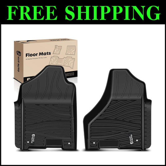 Durable Waterproof Floor Mats for 2009-2022 Ram Trucks - Full Interior Coverage