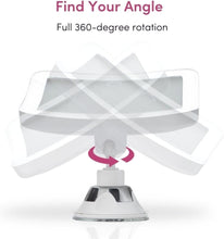 Load image into Gallery viewer, Cordless 10x Magnifying Mirror with 3 LED Settings - Ideal for Home or Travel