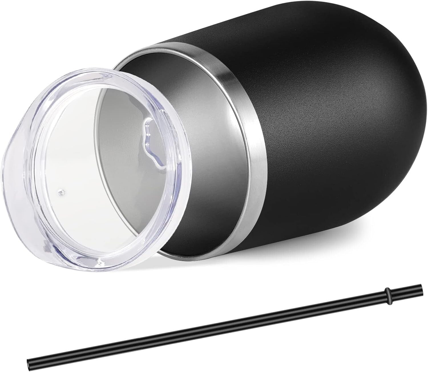 12oz Double Wall Vacuum Insulated Tumblers - Perfect for Wine & Coffee Lovers