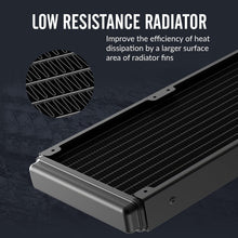 Load image into Gallery viewer, Whisper-Quiet 120mm ARGB AIO CPU Cooler for Intel &amp; AMD - Customizable Lighting