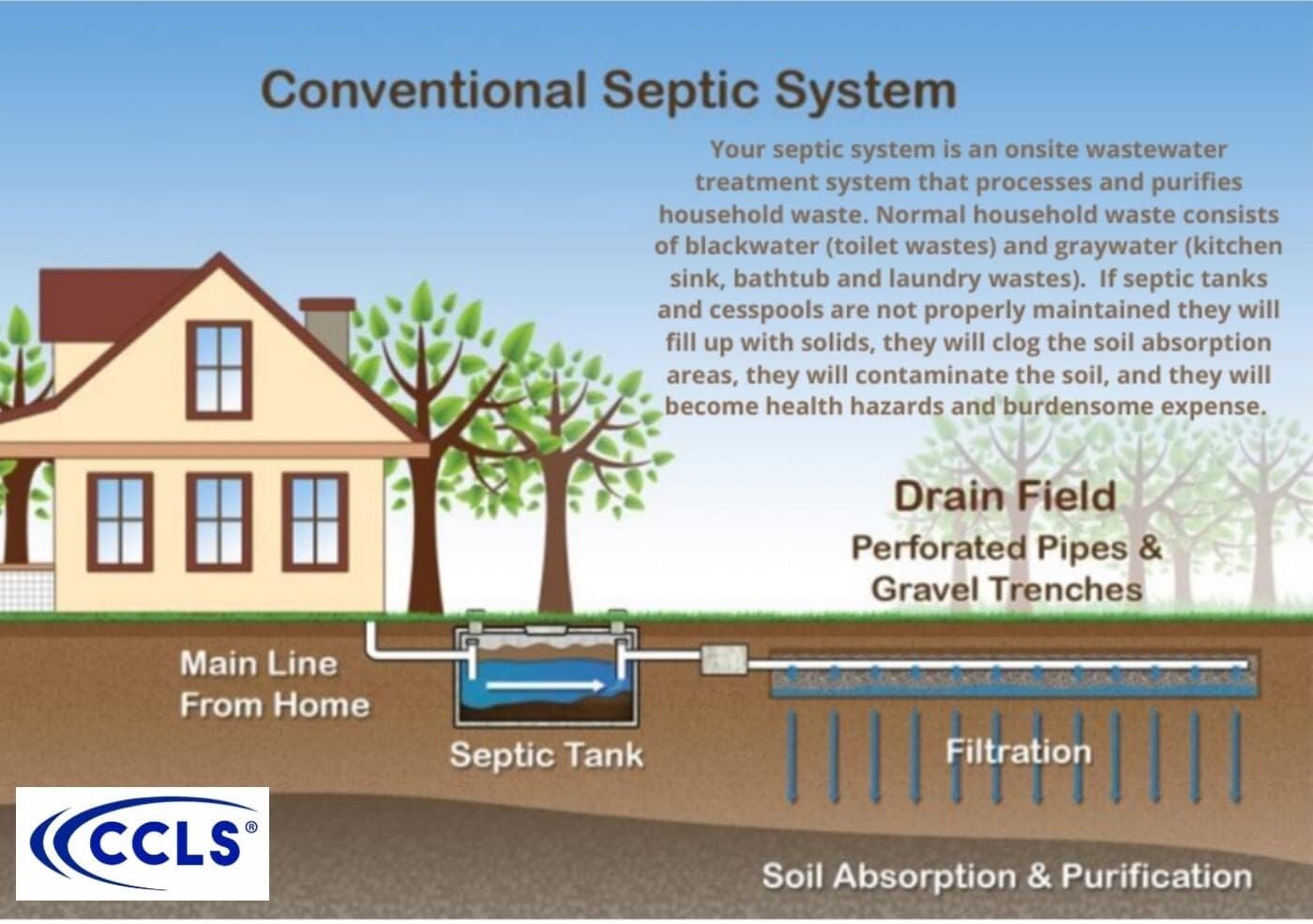 Eco-Friendly Septic Tank Additive: 1-Gallon Non-Corrosive and Odor-Free Formula