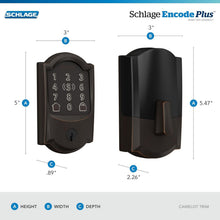 Load image into Gallery viewer, Encode Plus WiFi Smart Lock - Keyless Deadbolt with Touchscreen and Camelot Trim