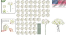 Load image into Gallery viewer, Versatile 64 Pcs Silk Hydrangea Flowers - DIY Wedding &amp; Home Decor Solution
