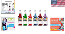 Load image into Gallery viewer, Gourmet 6-Pack of Sour Flavored Syrups – Perfect for Summer Treats &amp; Drinks