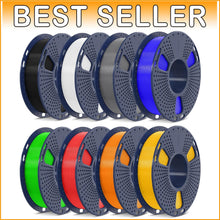 Load image into Gallery viewer, Strong &amp; Reliable 3D Printer PLA+ Filament - 8 Mini Spools 0.25kg, Multi-Color