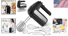 Load image into Gallery viewer, 800W 5-Speed Electric Hand Mixer with Turbo and 6 Stainless Steel Attachments