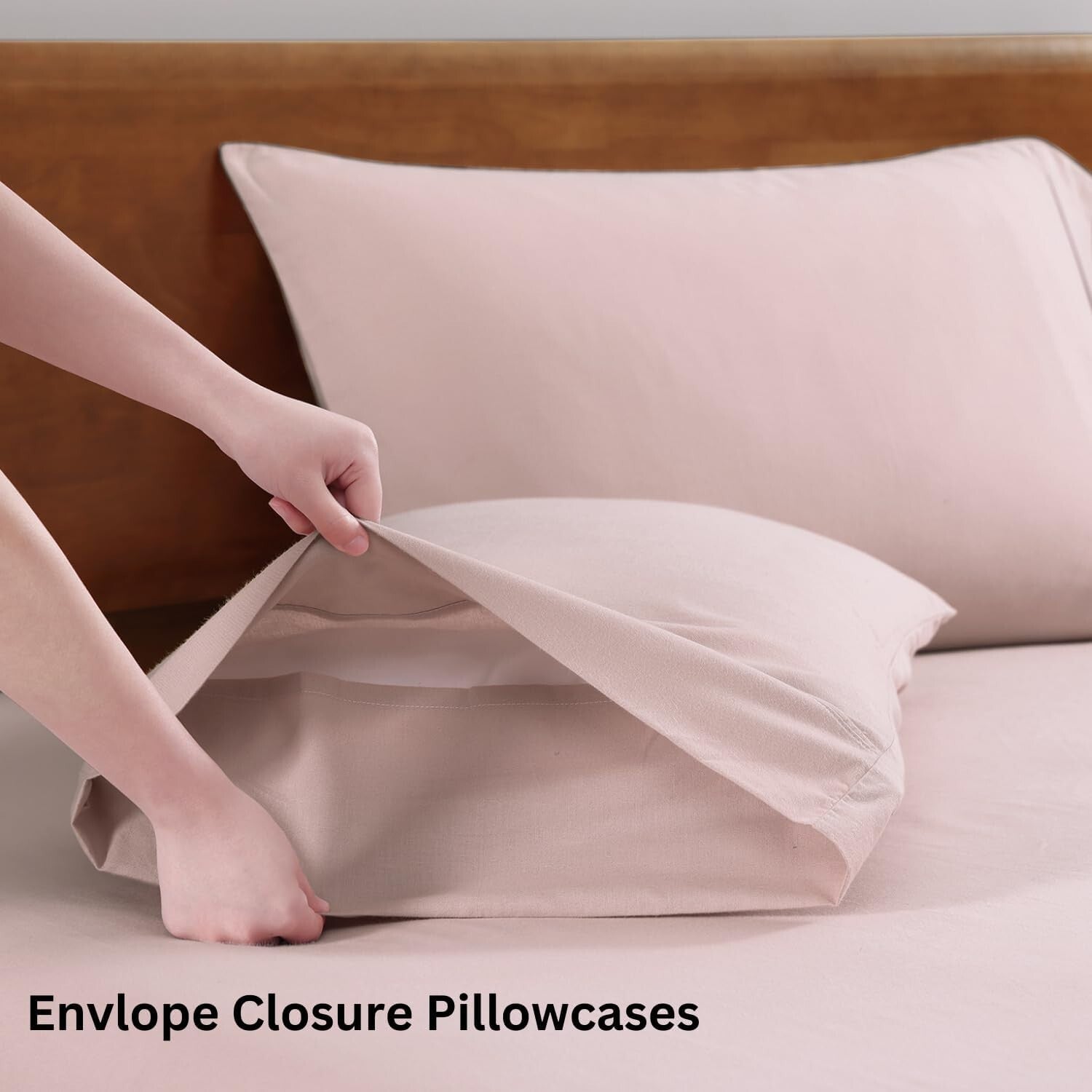 Soft Percale Full Size Cotton Sheet Set – Machine Washable, Fade Resistant