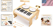 Load image into Gallery viewer, 25-Key Kids Piano with Drum Kits - Dual Play Musical Instrument for Children