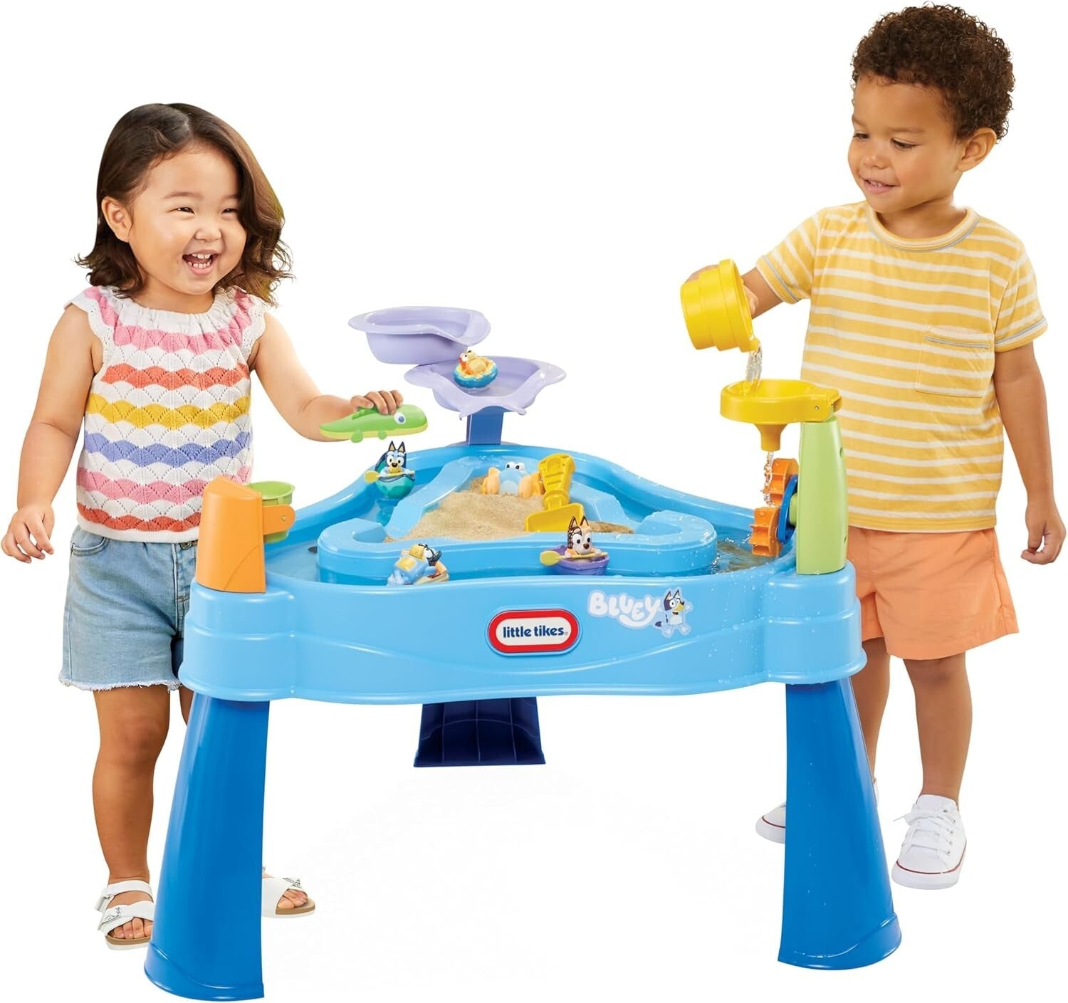 Delightful Bluey Water Table Set for Ages 1-6 - 4 Characters & Sand Accessories