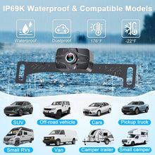 Load image into Gallery viewer, 7-Inch HD 1080P Wireless Backup Camera - Night Vision &amp; Waterproof for Trucks