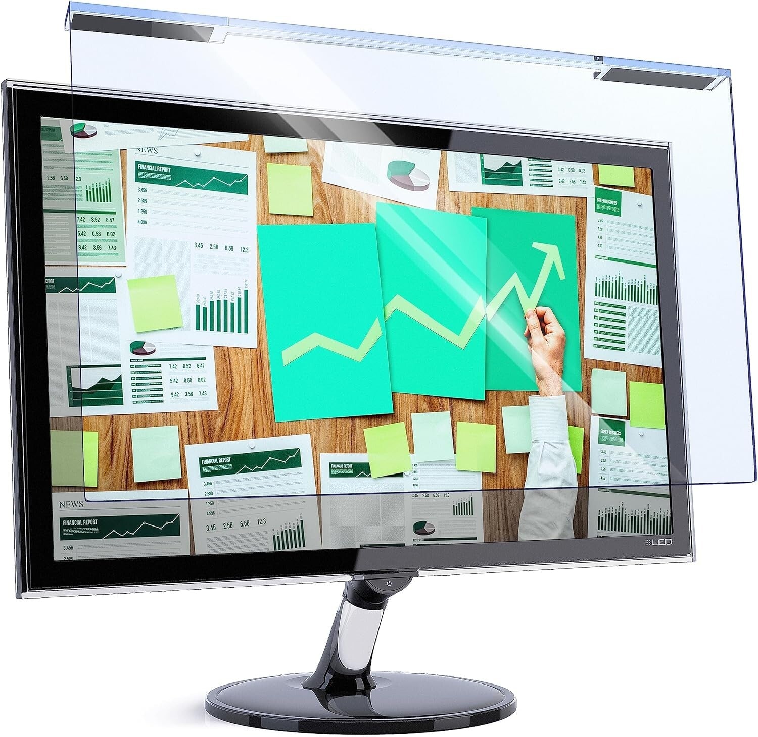 Blue Light Blocking Screen Protector for 31.5-32 Inch Monitors – Eye Protection