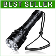 Load image into Gallery viewer, Lightweight Waterproof USB Rechargeable 2000 Lumen Dive Light for Adventurers