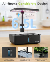 Load image into Gallery viewer, Smart Indoor Gardening System - Height Adjustable Hydroponic Garden with 12 Pods