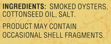 Load image into Gallery viewer, Cherrywood Smoked Petite Oysters, Easy Open Can - Pack of 10 Delights