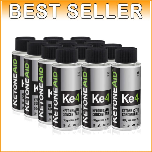 Clean Energy Ke4 Ketone Ester - Vegan, Gluten-Free, 12 Servings of Clarity