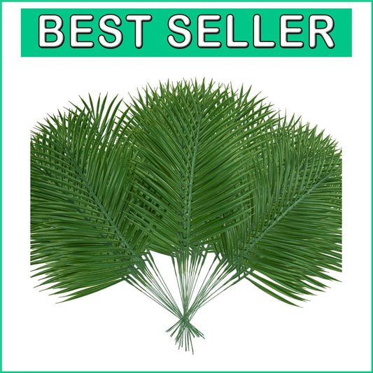 Decorative 40 Pcs Palm Leaves - Durable Fake Fronds for Lush Arrangements