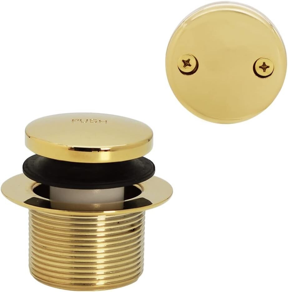 ADA Compliant 1-1/2" Bath Waste Drain Kit with Stylish Overflow Stopper